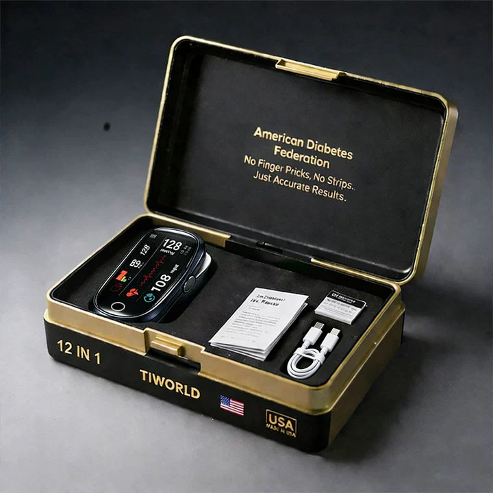 🔥Final 1 Hours : Only Limited Stock Left🏆GluCent™ Non-Invasive Blood Glucose Meter 99.9% Accuracy （Mayo Clinic Recommended）