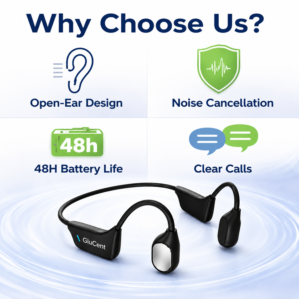 🌎Ends Today: 83% OFF!⏰👂Revitalize your ears again💖 💥 LIMITED TIME OFFER!🔥Advanced Bone Conduction Smart Hearing Headphones